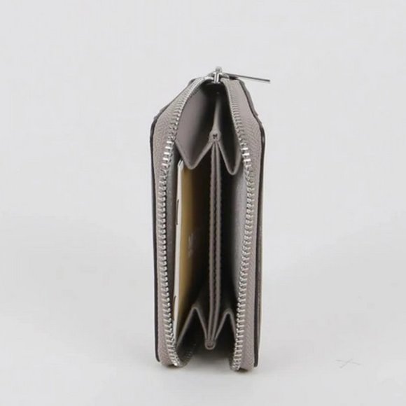 Michael Kors Medium Zip Around Card Case In Bright White - Picture 2 of 3